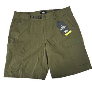 REI Green Cargo Shorts for Outdoor Adventures